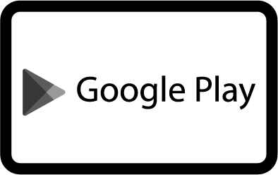 Icon Google Play Schwarz